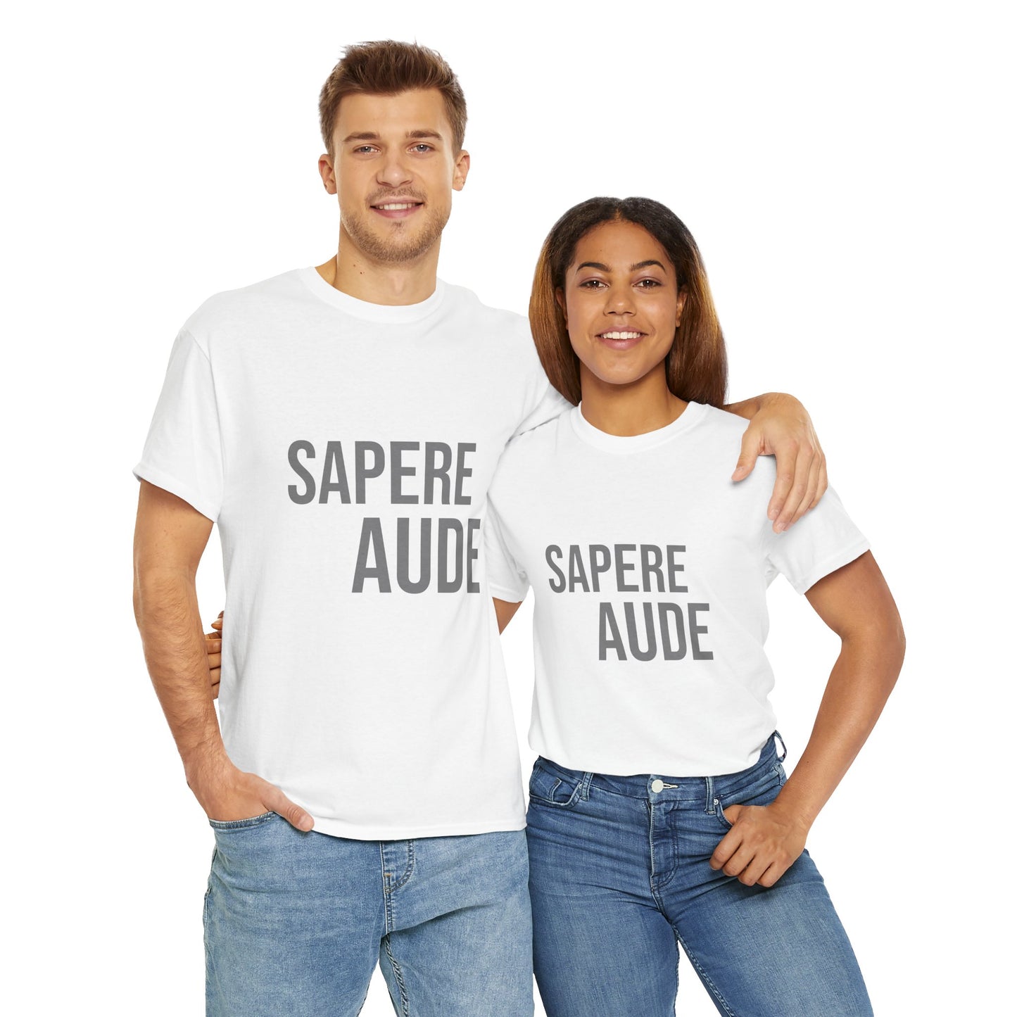 Unisex Heavy Cotton Tee - SAPERE AUDE